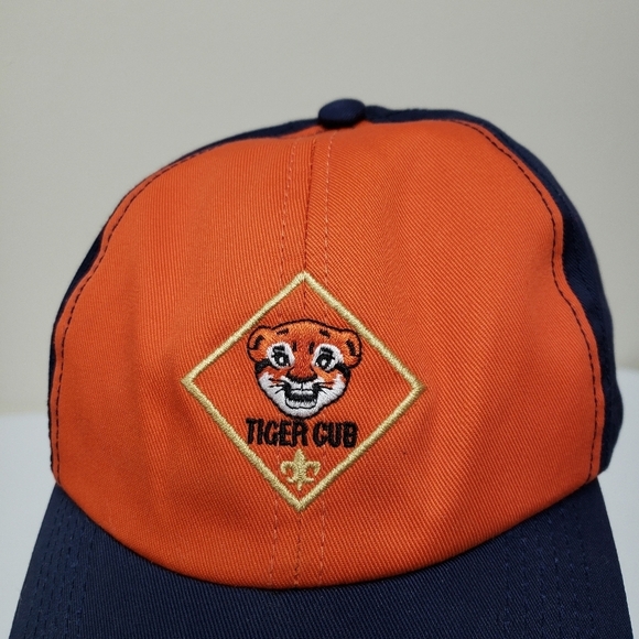 Tiger Cub Scout Cap Hat Adjustable Boys Youth Size - Picture 3 of 7